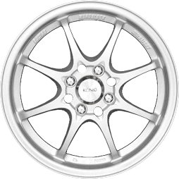 Konig Helium Silver 15x6.5 +40 4x100mm 73.1mm - Wheelwiz