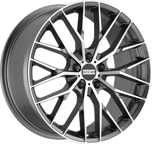 Fondmetal Makhai Gloss Titanium Machined 20x9 +33 5x112mm 66.5mm - Wheelwiz