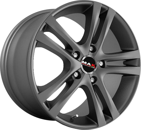 MAK ZENITH Matte Titan 17x7.5 +45 5x114.3mm 60.1mm - Wheelwiz