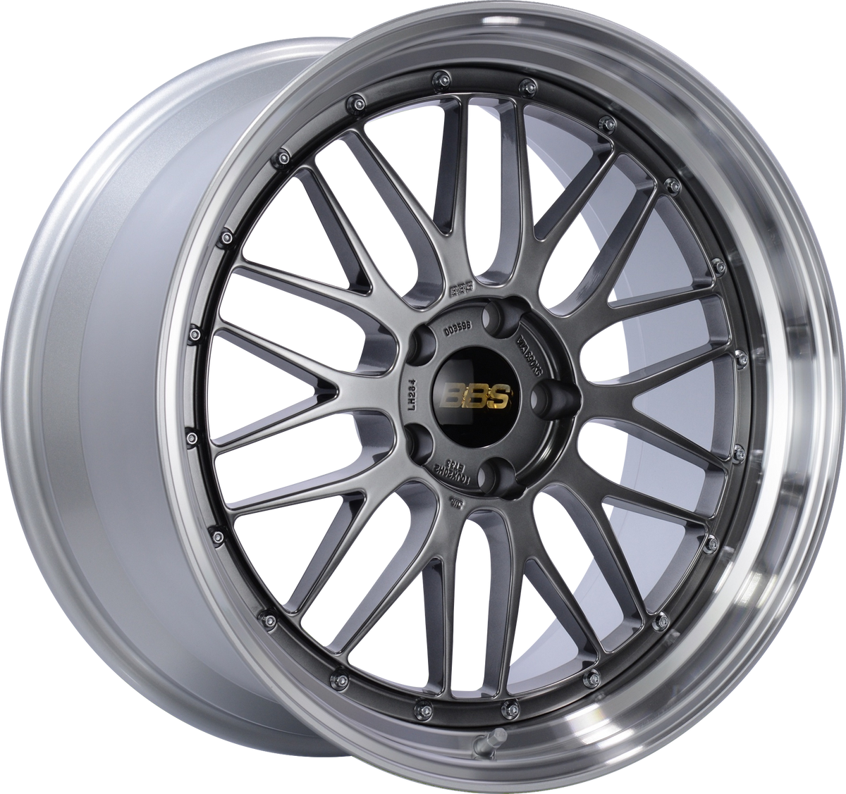 BBS LM 18x8 +35 5x114.3 PFS DIAMON BLACK POLISHED