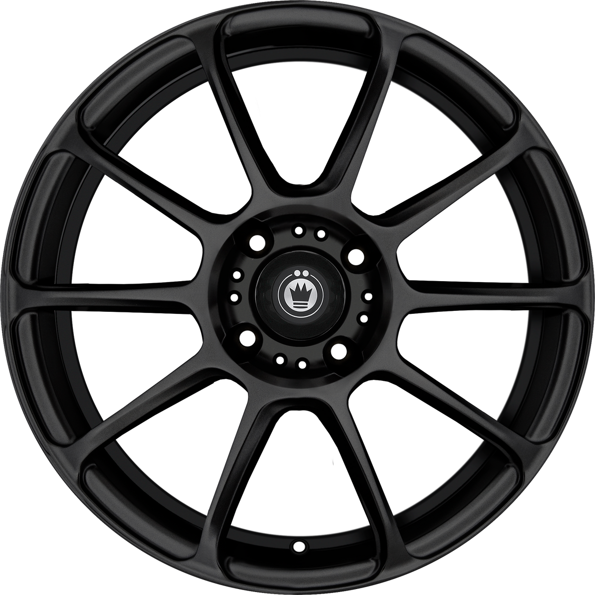 Konig Runlite Matte Black 18x8 +45 5x108mm 73.1mm - Wheelwiz