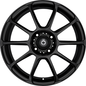 Konig Runlite Matte Black 18x8 +45 5x108mm 73.1mm - WheelWiz