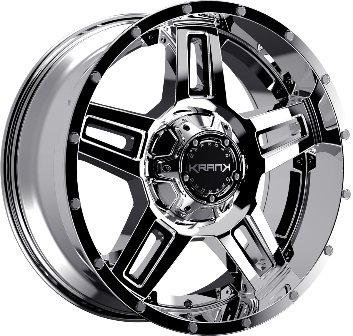 Krank Hammer Chrome 18x9 +18 8x165.1mm 130mm - Wheelwiz