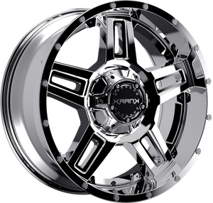 Krank Hammer Chrome 20x9 +18 8x165.1mm 130mm - Wheelwiz