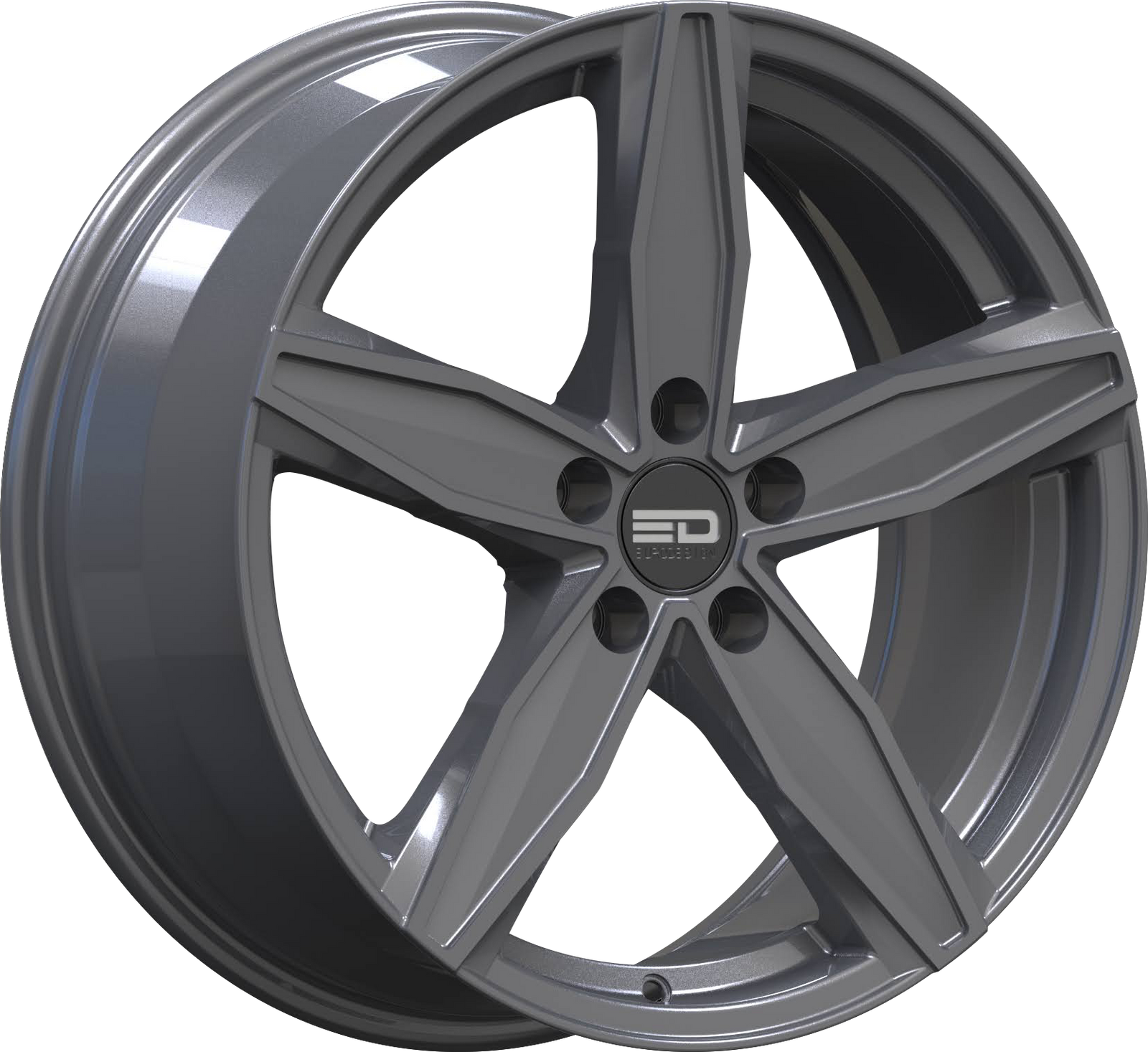 Euro Design Berlin Gloss Gunmetal 16x7 +42 5x114.3mm 67.1mm