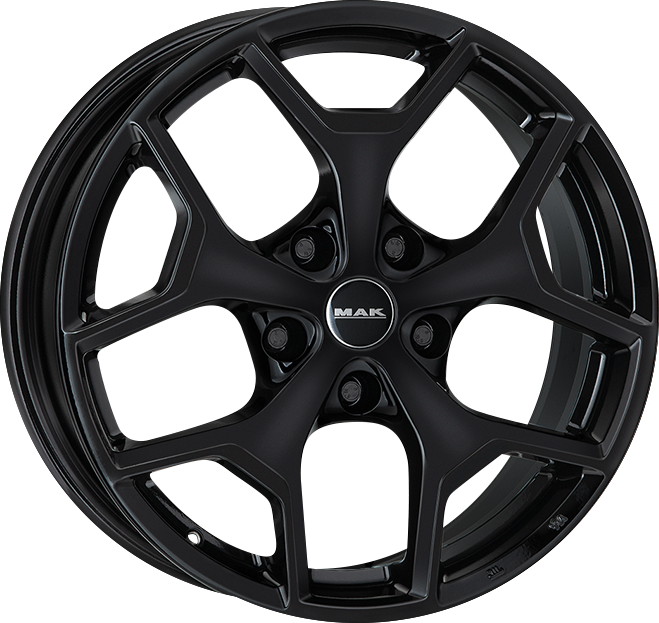 MAK Liberty Gloss Black 17x7.5 +39 5x108mm 72mm