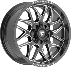 Fittipaldi FA19BM Gloss Black Milled 20x9 +18 8x165.1mm 125.2mm - Wheelwiz