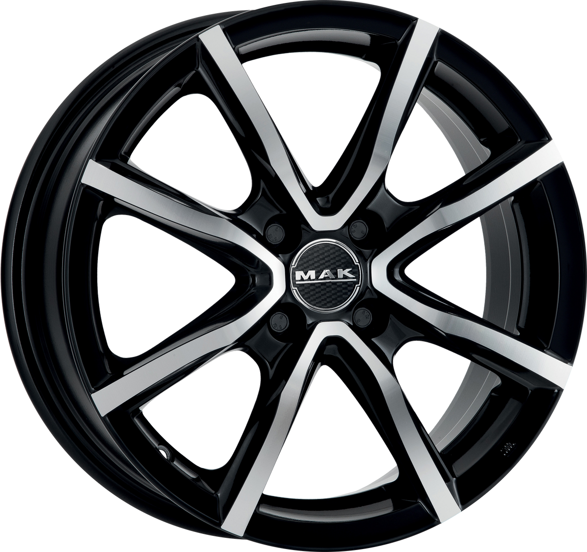 MAK MILANO 4 Black w/ Mirrored Face 15x4.5 +35 4x100mm 54.1mm - Wheelwiz