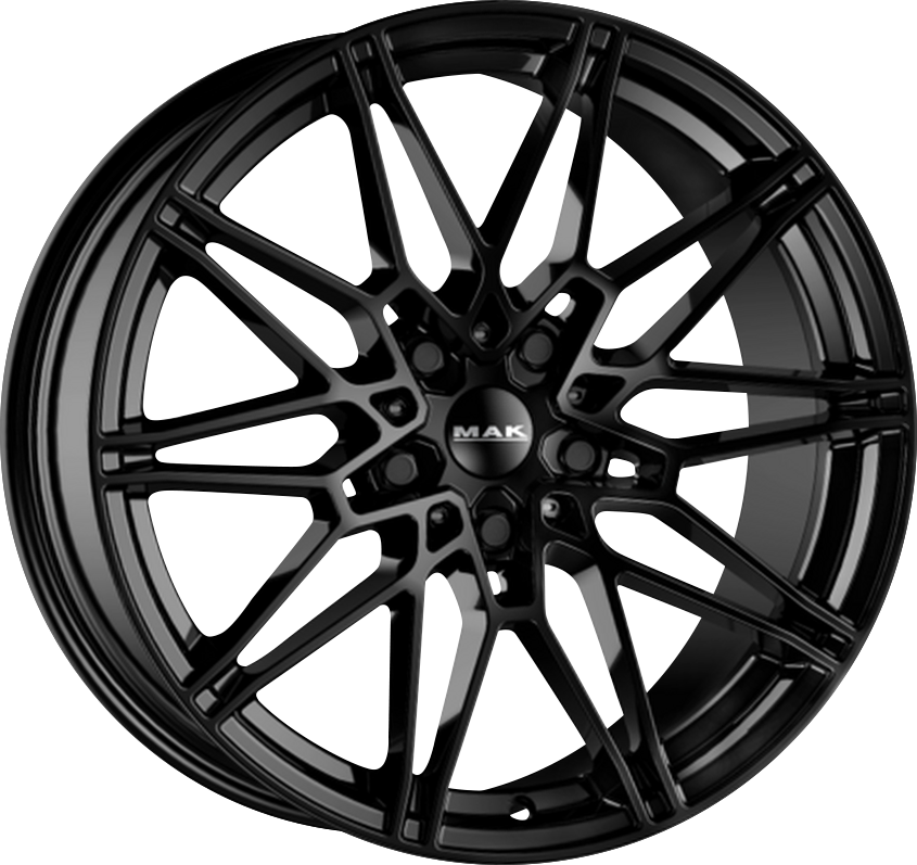 MAK KOENIG-D Gloss Black 19x9.5 +20 5x112mm 66.6mm - Wheelwiz