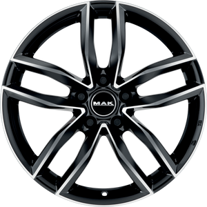 MAK Sarthe W Black Mirror 17x7 +48 5x112mm 57.1mm