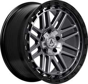 Armed Wheels Tank Matte Black + Gunmetal Face 17x9 0 5x127mm 78.1mm - Wheelwiz