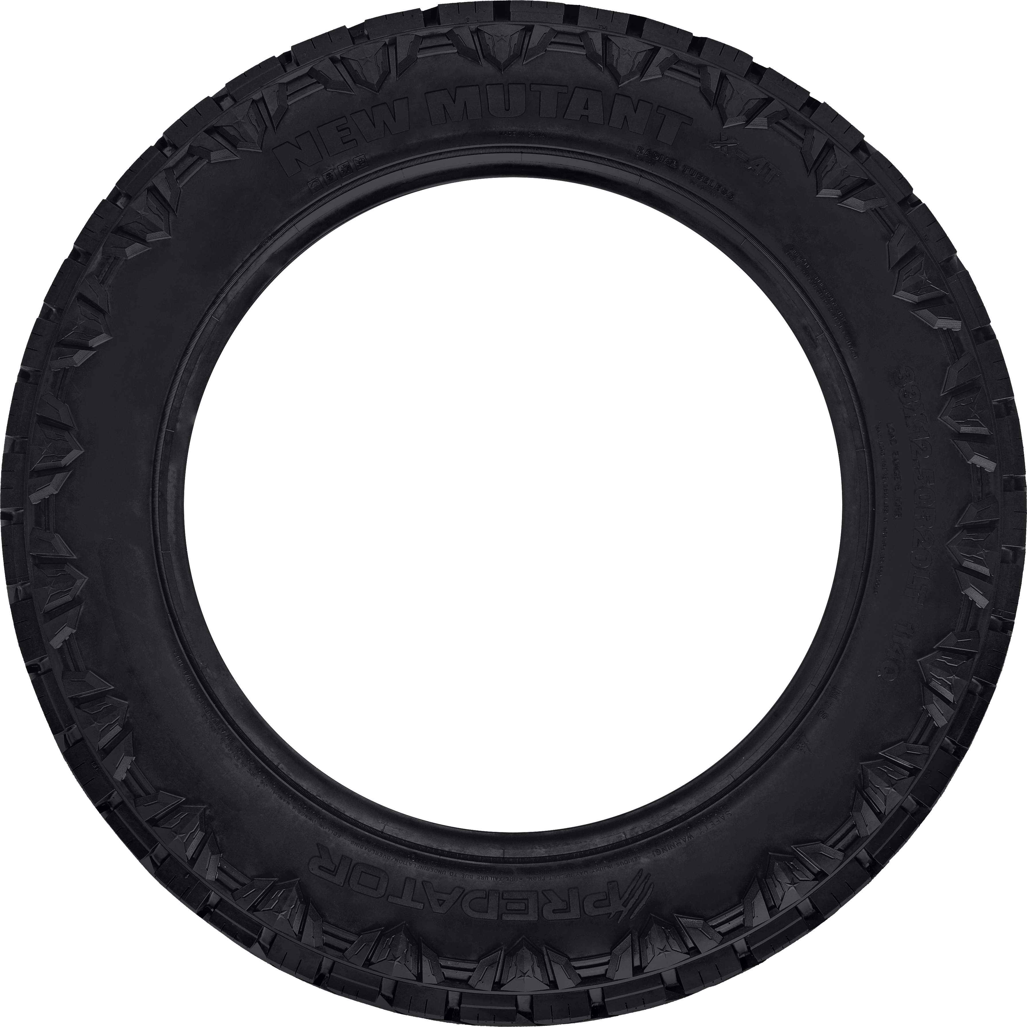 Predator New Mutant X-AT 35X12.50R17 - Wheelwiz