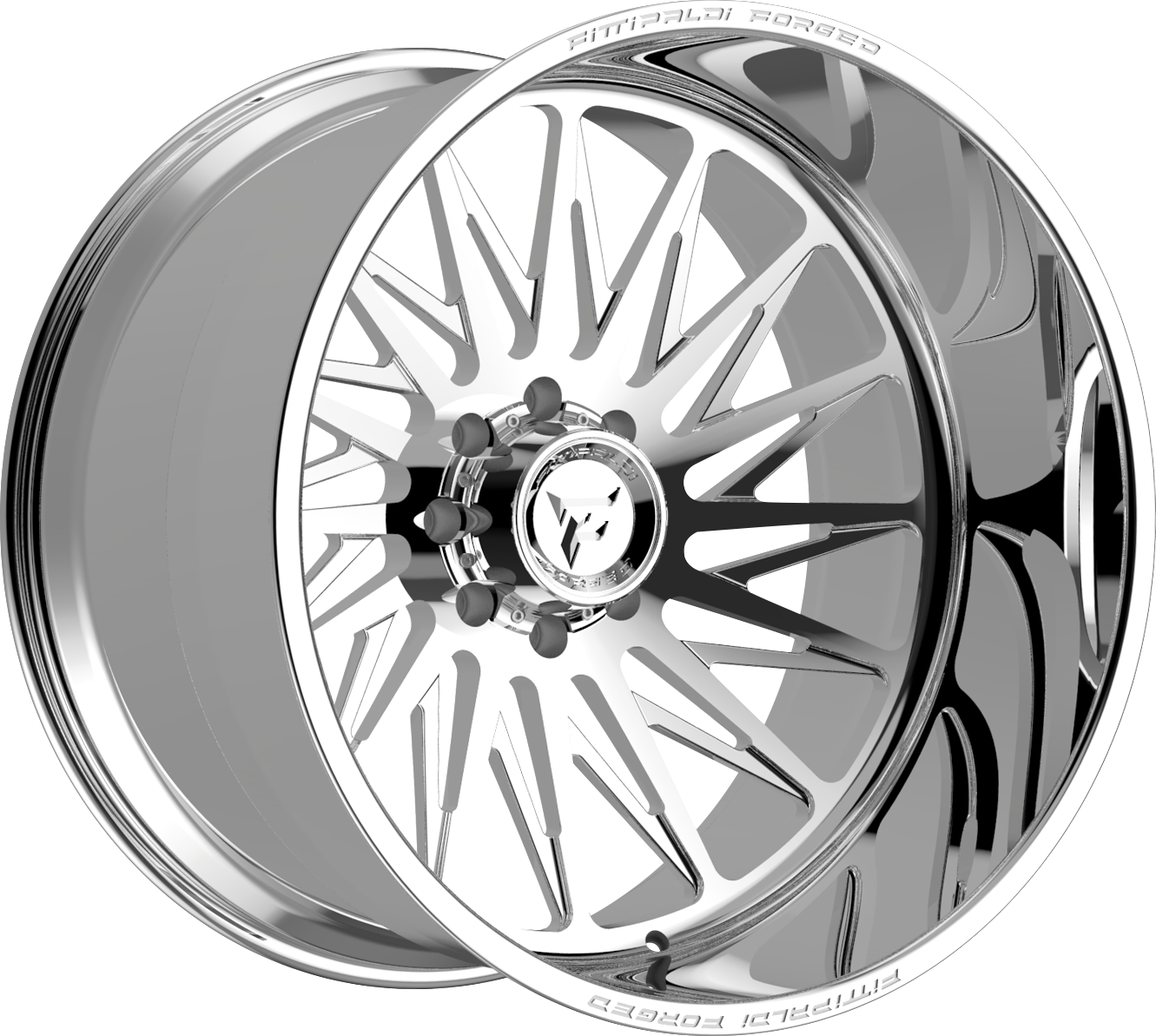 Fittipaldi FTF506P Polished 24x12 -44 8x170mm 125.2mm - Wheelwiz