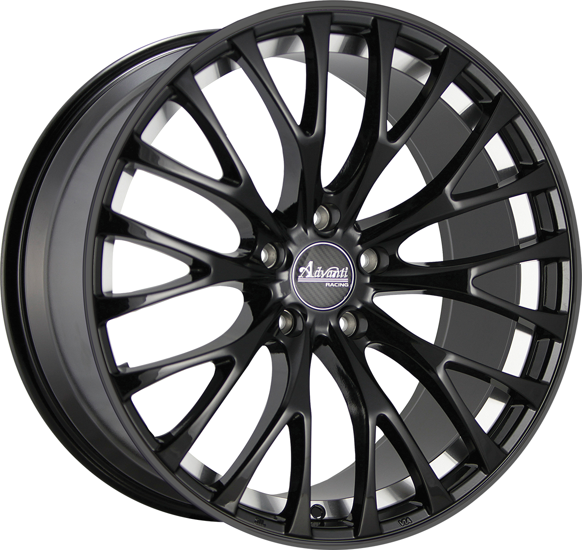 Advanti Fastoso Matte Black w/ Machined Undercut 18x8 +35 5x114.3mm 73.1mm - Wheelwiz