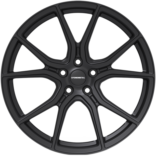 Fondmetal STC45 Matte Black 20x10.5 +45 5x114.3mm 70.4mm - Wheelwiz