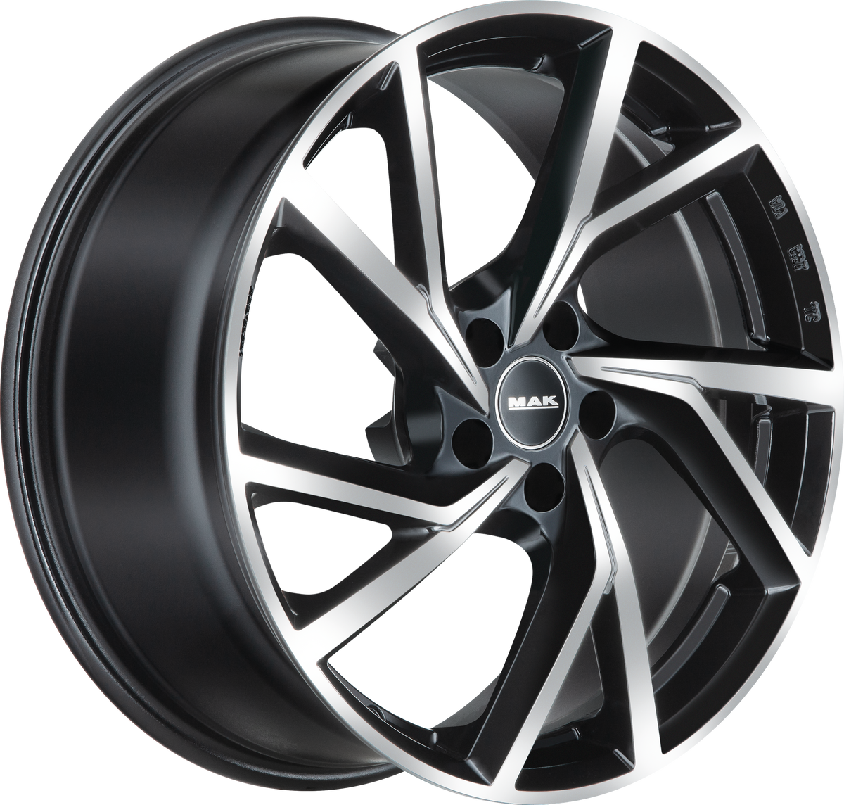 MAK Kassel Black Mirror 19x8 +48 5x100mm 56.1mm - Wheelwiz