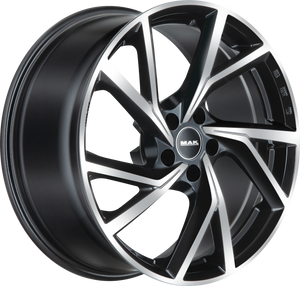 MAK Kassel Black Mirror 19x8 +43 5x112mm 57.1mm - Wheelwiz