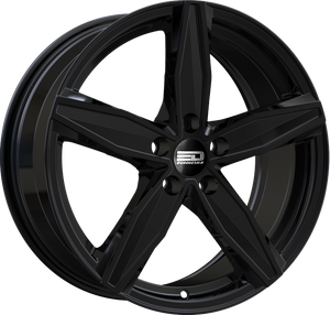 Euro Design Berlin - EFS Gloss Black 17x7.5 +35 5x100|5x105|5x110|5x112|5x115|5x118|5x108|5x114.3|5x98mm 72.6mm - Wheelwiz