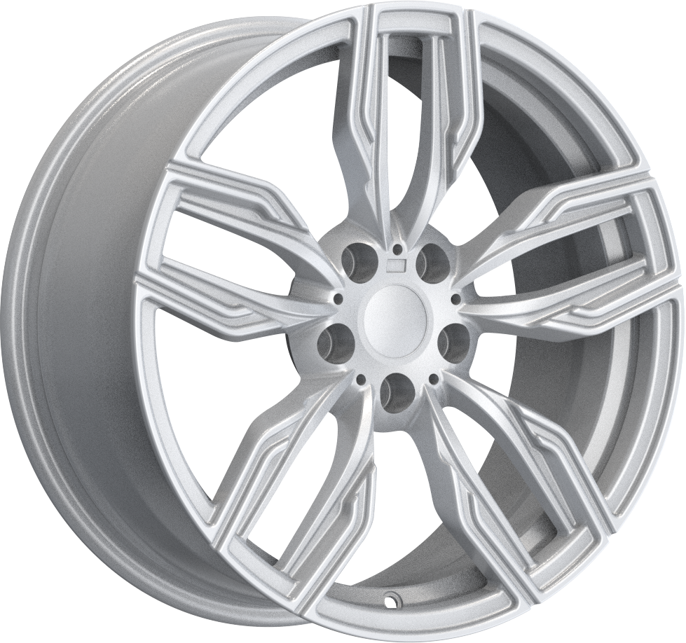YKW Replica MF29 Silver 18x8 +35 5x120mm 60.1mm - Wheelwiz