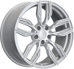 YKW Replica MF29 Silver 18x8 +35 5x120mm 60.1mm - Wheelwiz