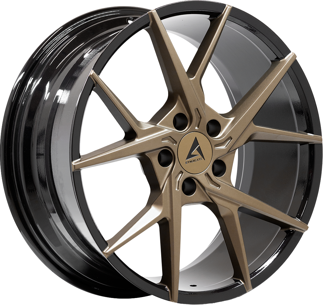 Armed Wheels Phantom Matte Bronze + Black Barrel 21x11 +40 5x120mm 74.1mm - Wheelwiz
