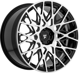 Fittipaldi FSF08 Black Machined 20x10.5 +45 5x120mm 66.9mm - WheelWiz