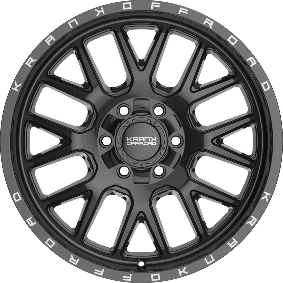 Krank Fuse Gloss Black 20x10 -18 6x135|6x139.7mm 108mm - Wheelwiz