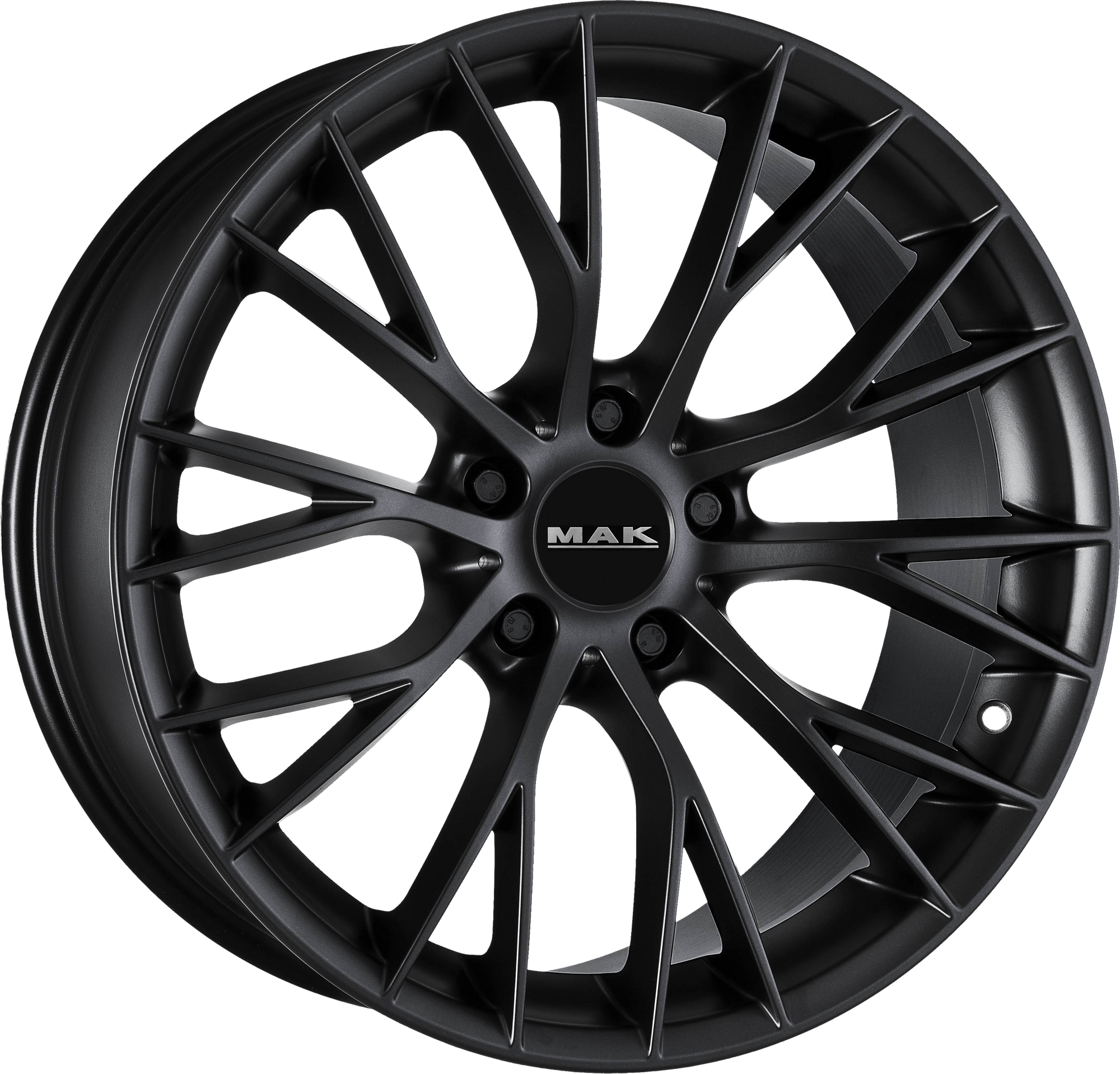 MAK Munchen Matte Black 19x8.5 +18 5x120mm 72.6mm