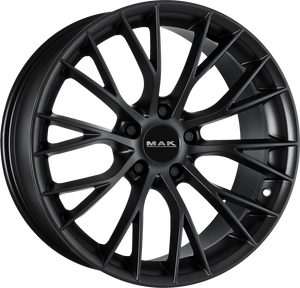 MAK Munchen Matte Black 19x8.5 +18 5x120mm 72.6mm