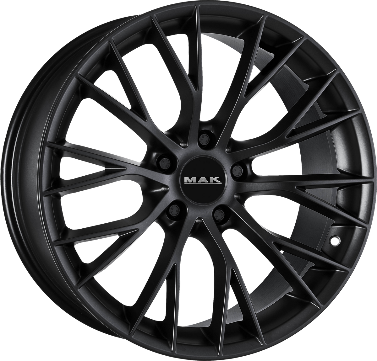 MAK MUNCHEN W Matte Black 17x8 +20 5x120mm 74.1mm - Wheelwiz