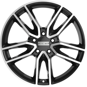 Fondmetal Koros Gloss Black Machined 19x8 +38 5x112mm 66.5mm - Wheelwiz
