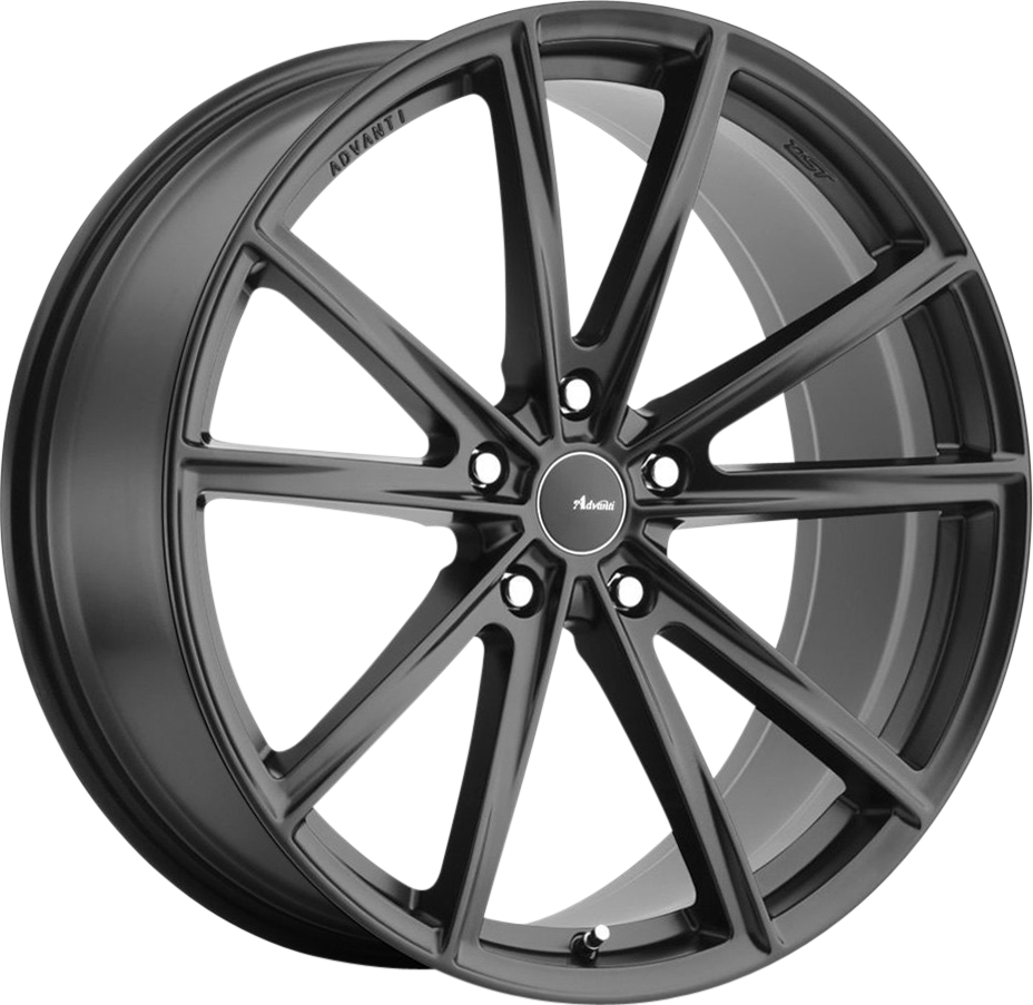 Advanti Torcere Matte Black 20x9 +40 5x112mm 66.6mm - Wheelwiz