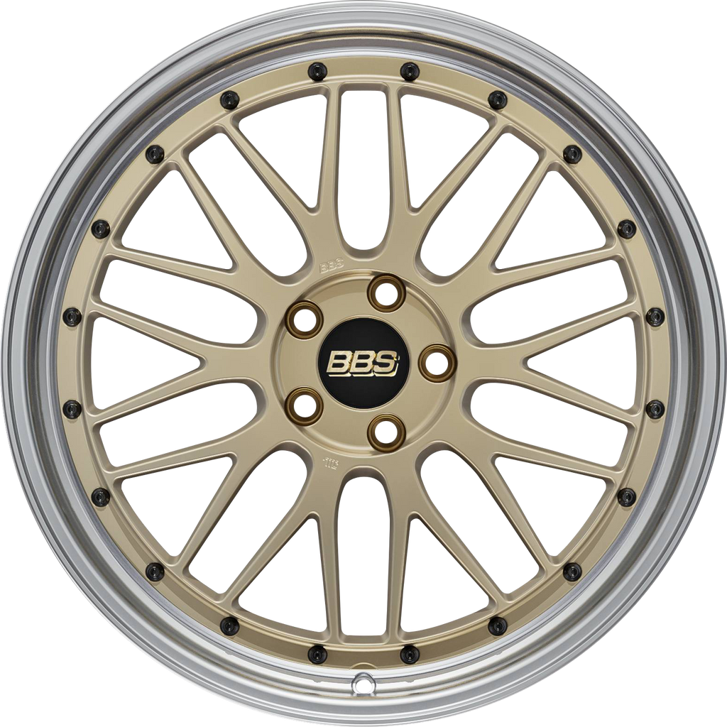 BBS LM 18x9 +42 5x114.3 PFS GOLD POLISHED– Wheelwiz