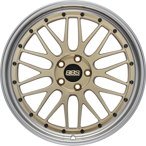 BBS LM 18x9 +42 5x114.3 PFS GOLD POLISHED– Wheelwiz