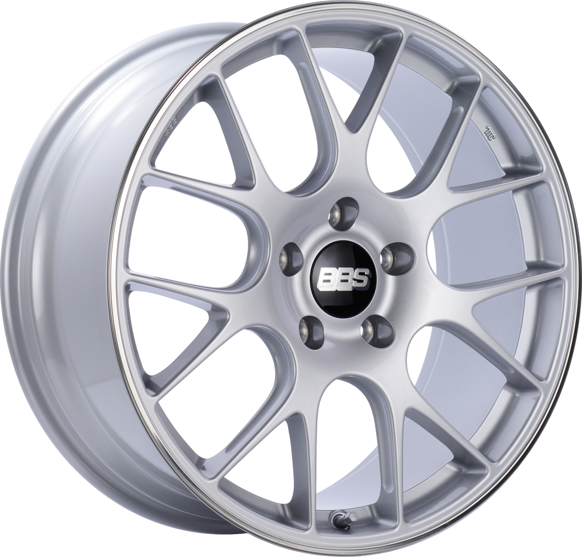 BBS CHR 20x9 +49 5x130 71.6 SILVER w/STAINLESS LIP