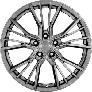 MAK Union Matte Titanium 22x10 +19 5x112mm 66.5mm - Wheelwiz