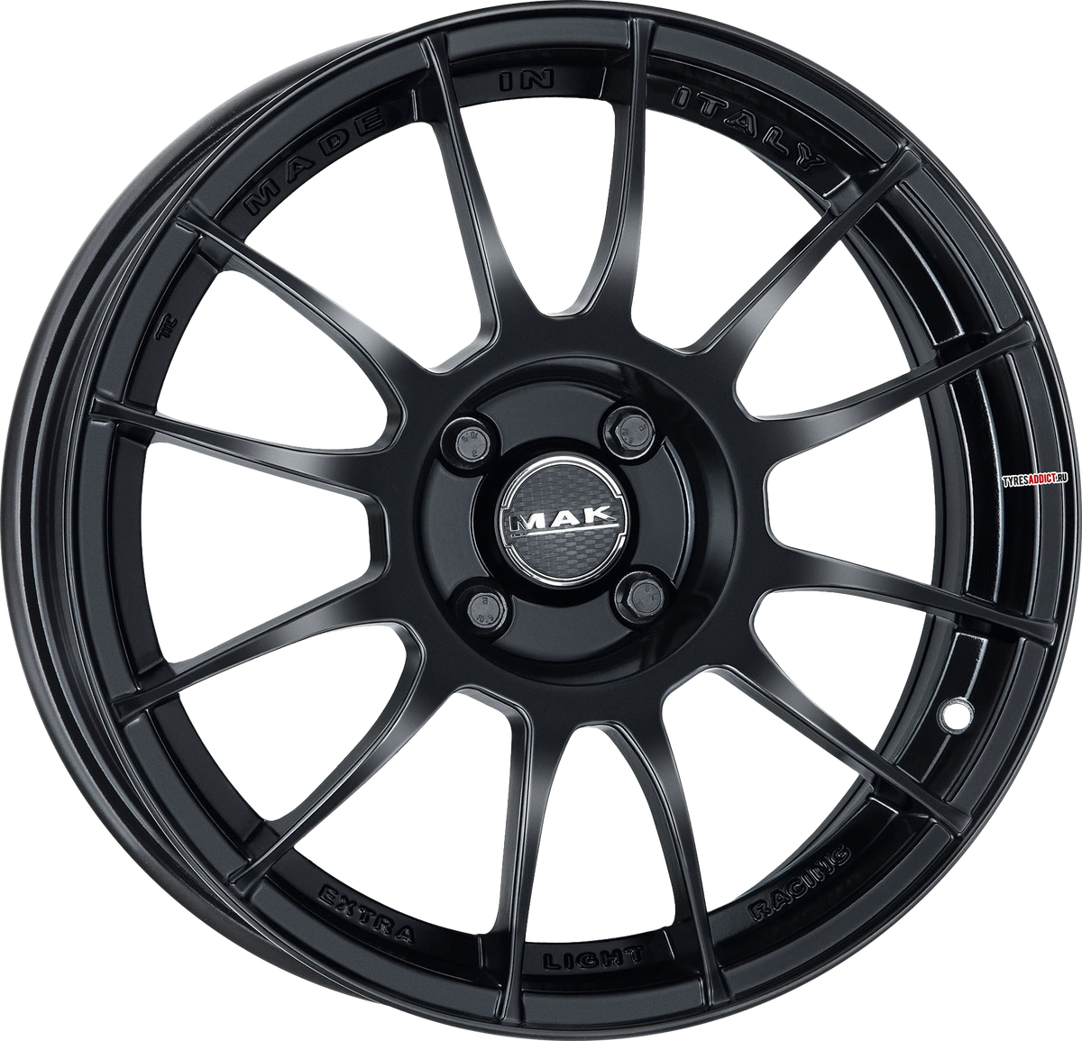 MAK XLR Matte Black 17x8 +35 4x100mm 72mm - Wheelwiz