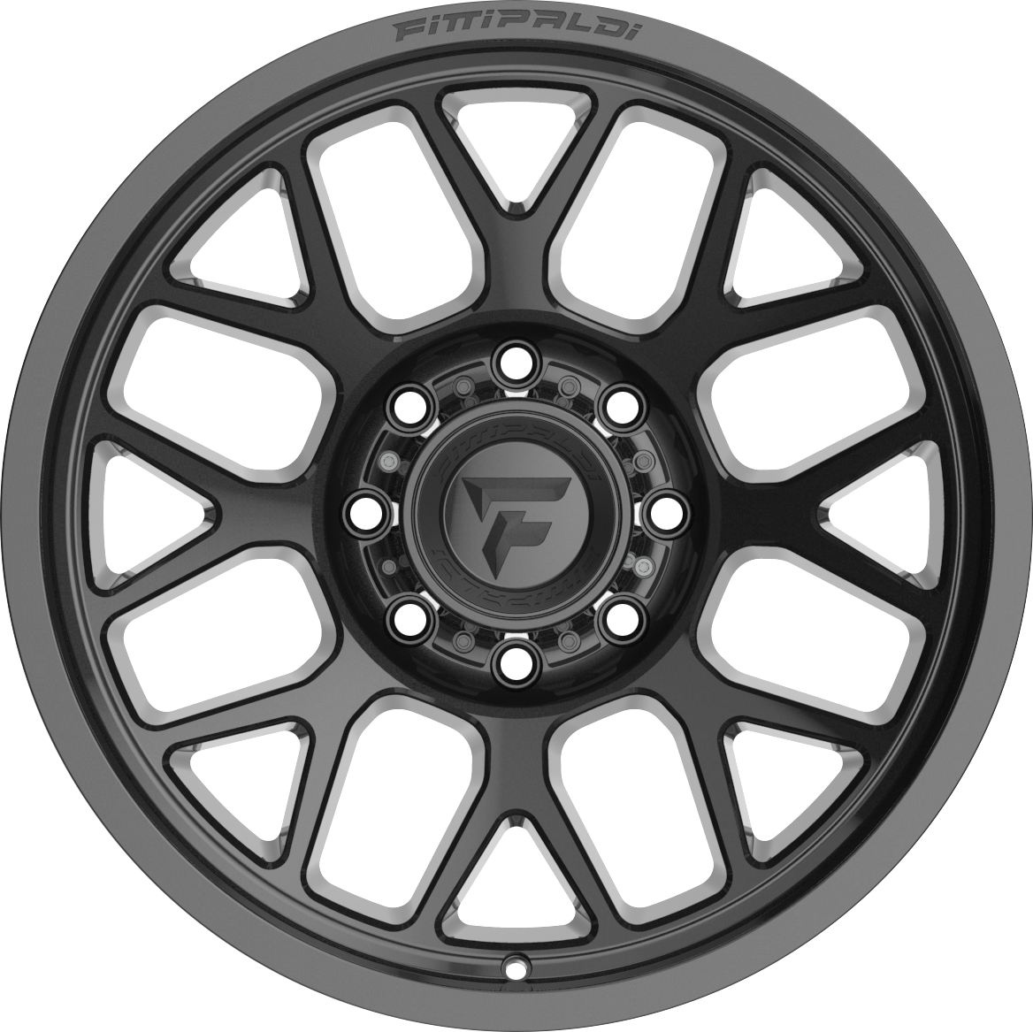 Fittipaldi FA17 Gloss Black 20x9 +18 8x180mm 124.3mm - Wheelwiz