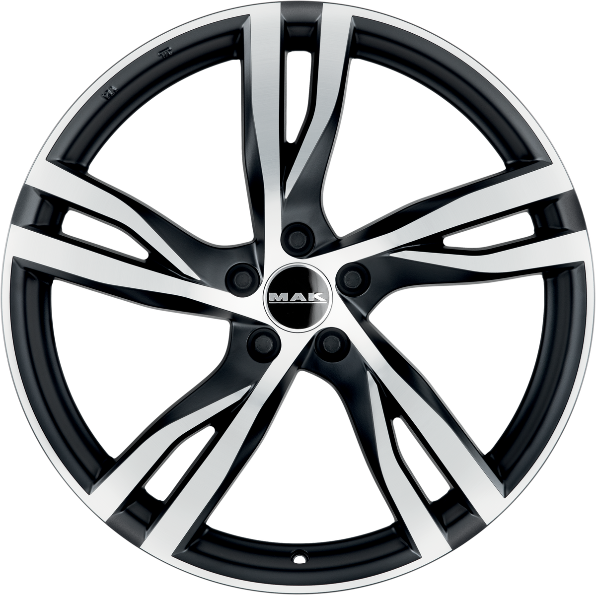 MAK Stockholm W Ice Black 17x7.5 +55 5x108mm 63.4mm - Wheelwiz