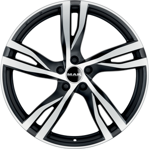 MAK Stockholm W Ice Black 17x7.5 +55 5x108mm 63.4mm - Wheelwiz