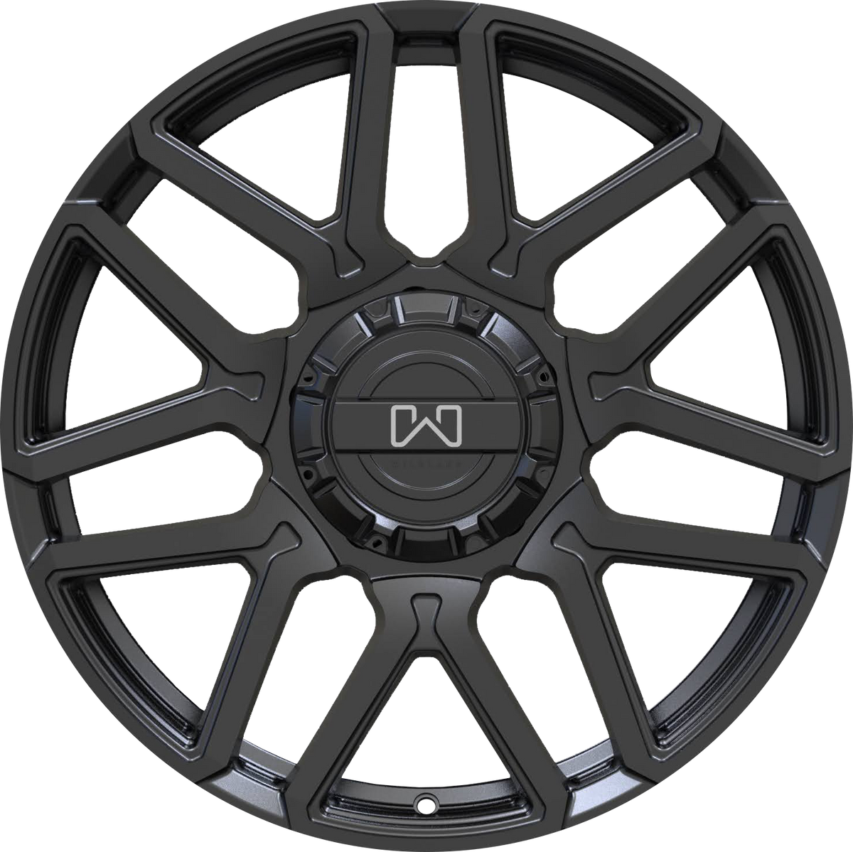 Wildland Cyclone Matte Black 18x8 +35 5x115|5x108mm 67.1mm - Wheelwiz