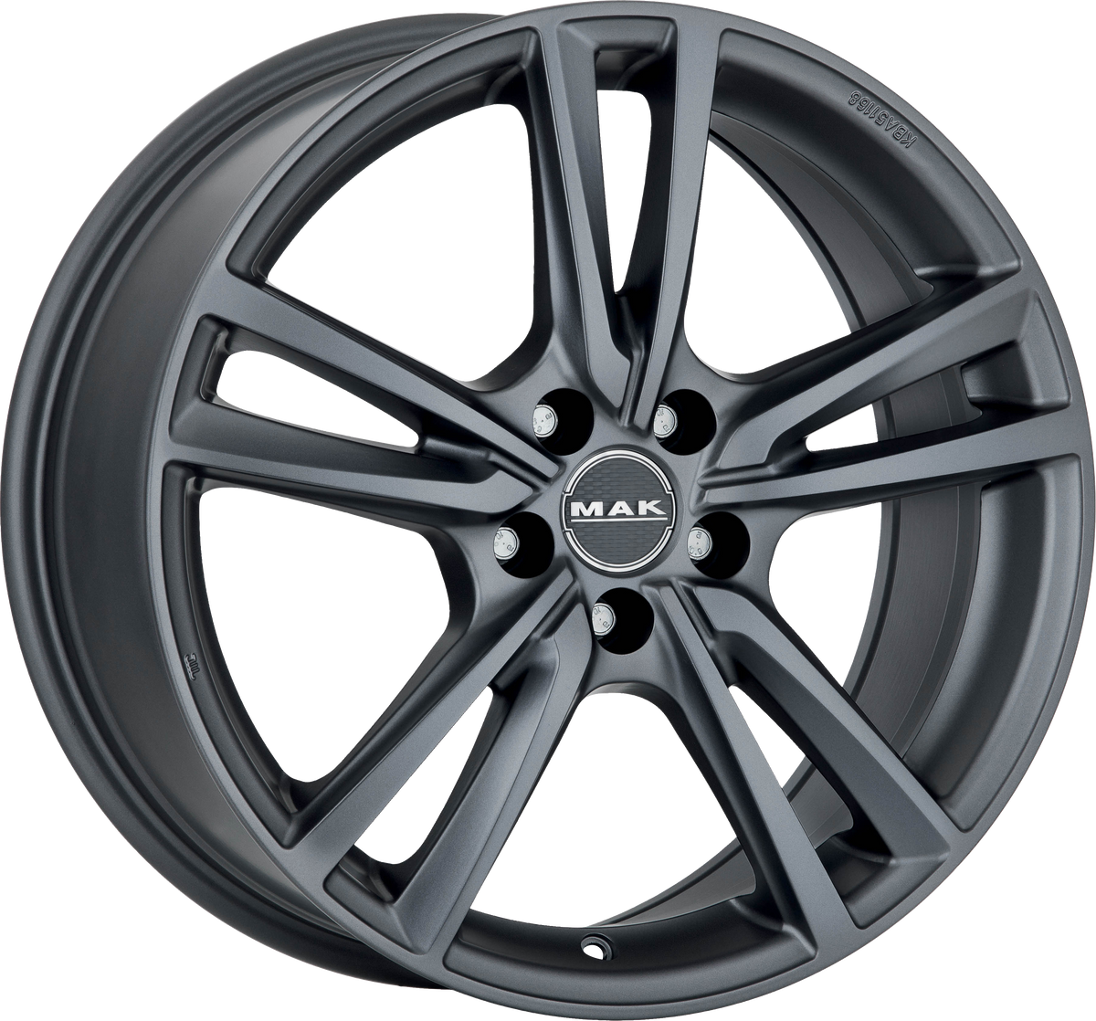 MAK ICONA Matte Titan 16x6.5 +45 4x100mm 72mm - Wheelwiz