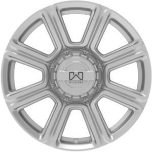 Wildland Hurricane Silver 17x8 +40 6x120|6x139.7mm 93.1mm - Wheelwiz