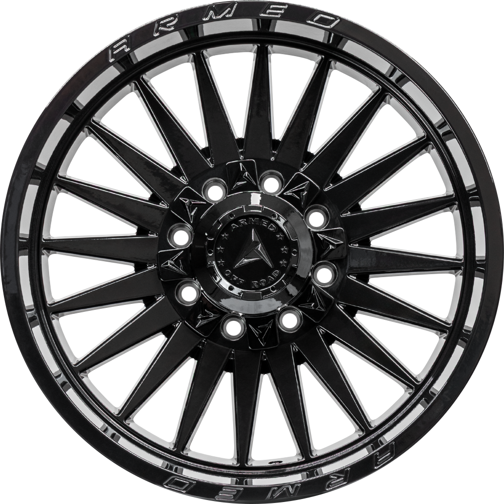 Armed Wheels Hostile Full Gloss Black 20x9 +12 5x127mm 78.1mm - Wheelwiz