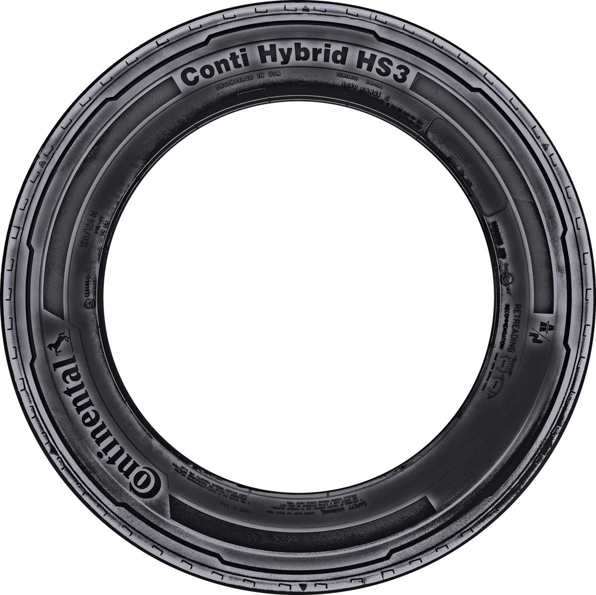 Continental Hybrid HS3 245/70R19.5 - Wheelwiz