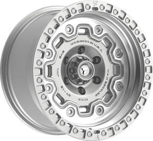 Fittipaldi FT100MS Machined Silver 17x9 -12 5x127mm 71.5mm - Wheelwiz