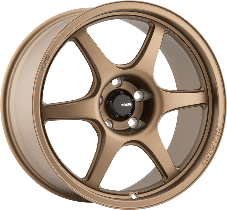 Konig Hexaform Matte Bronze 18x8.5 +43 5x112mm 66.6mm - WheelWiz