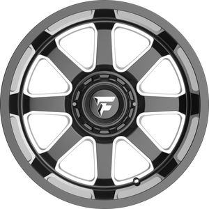 Fittipaldi FA16BM Gloss Black Milled 18x9 +12 8x180mm 124.3mm