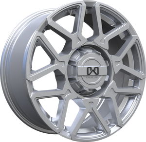 Wildland Cyclone Silver 18x8 +15 5x127|5x139.7mm 77.8mm - Wheelwiz