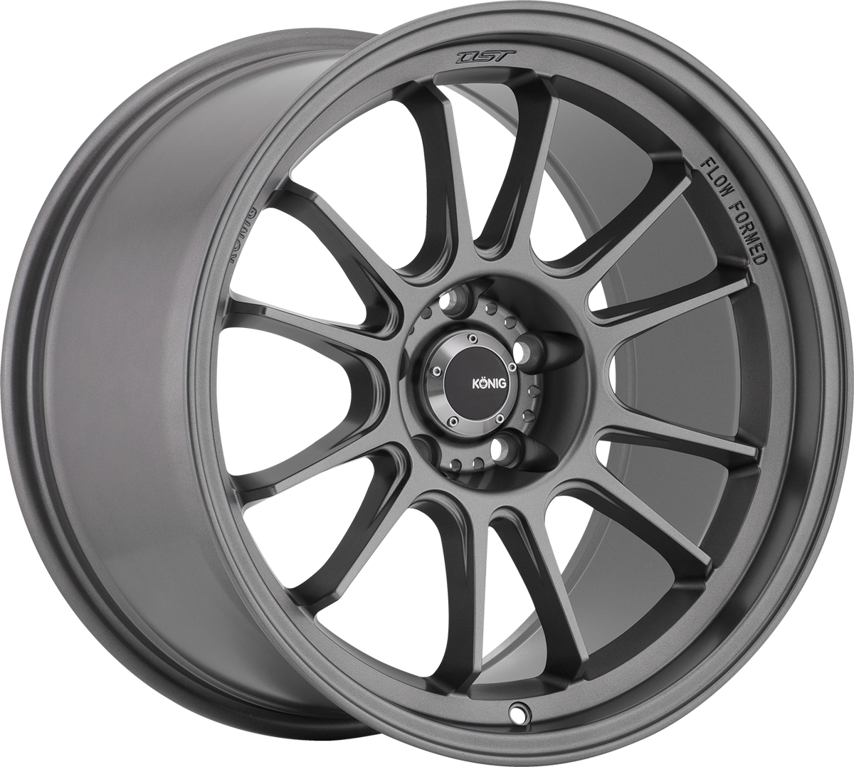 Konig Hypergram Matte Grey 15x8 +35 4x100mm 73.1mm - Wheelwiz
